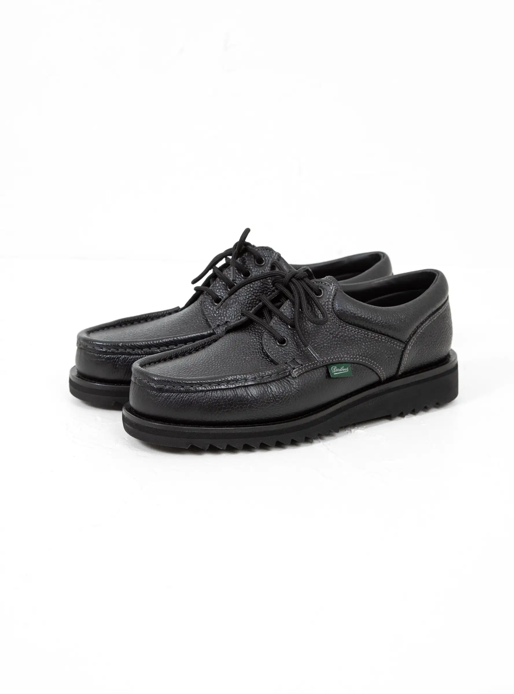 Thiers Grained Leather Shoes Black