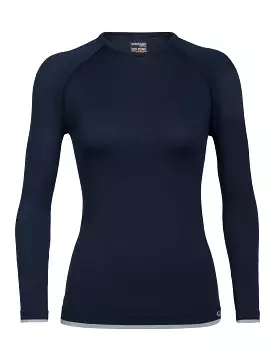 Womens 200 Seamless LS Crewe